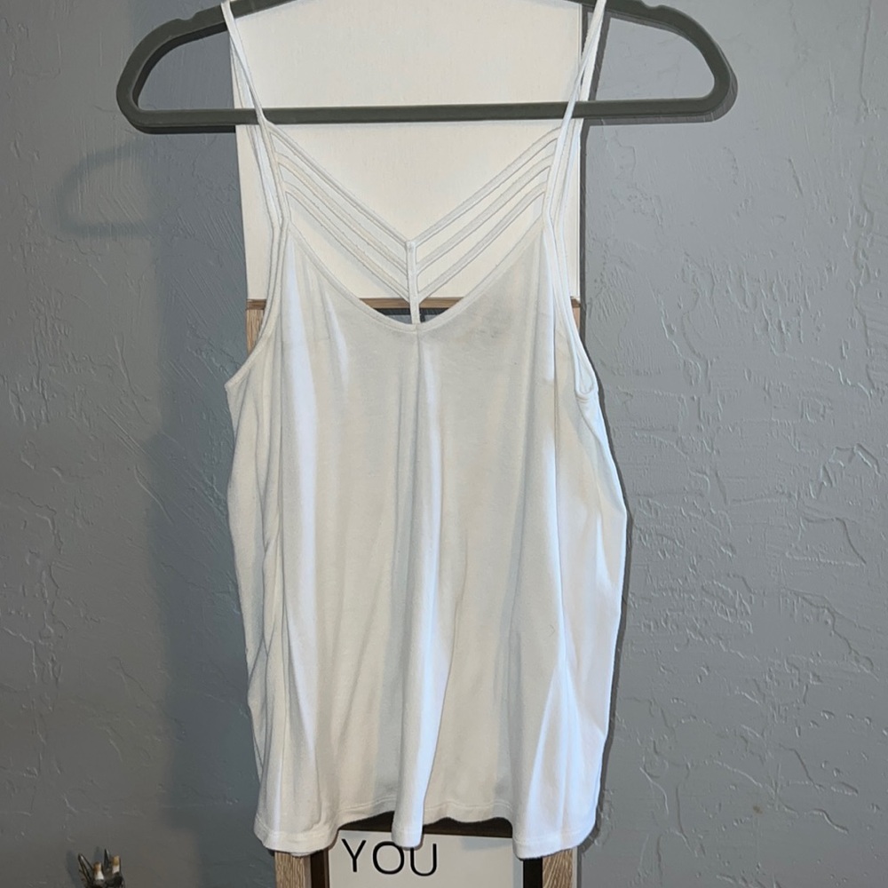 Express one eleven White strappy tank